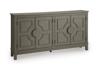 Darlock - Accent Cabinet - Warm Gray Accent Cabinets by Signature Design by Ashley® - Walls Furniture & Mattress