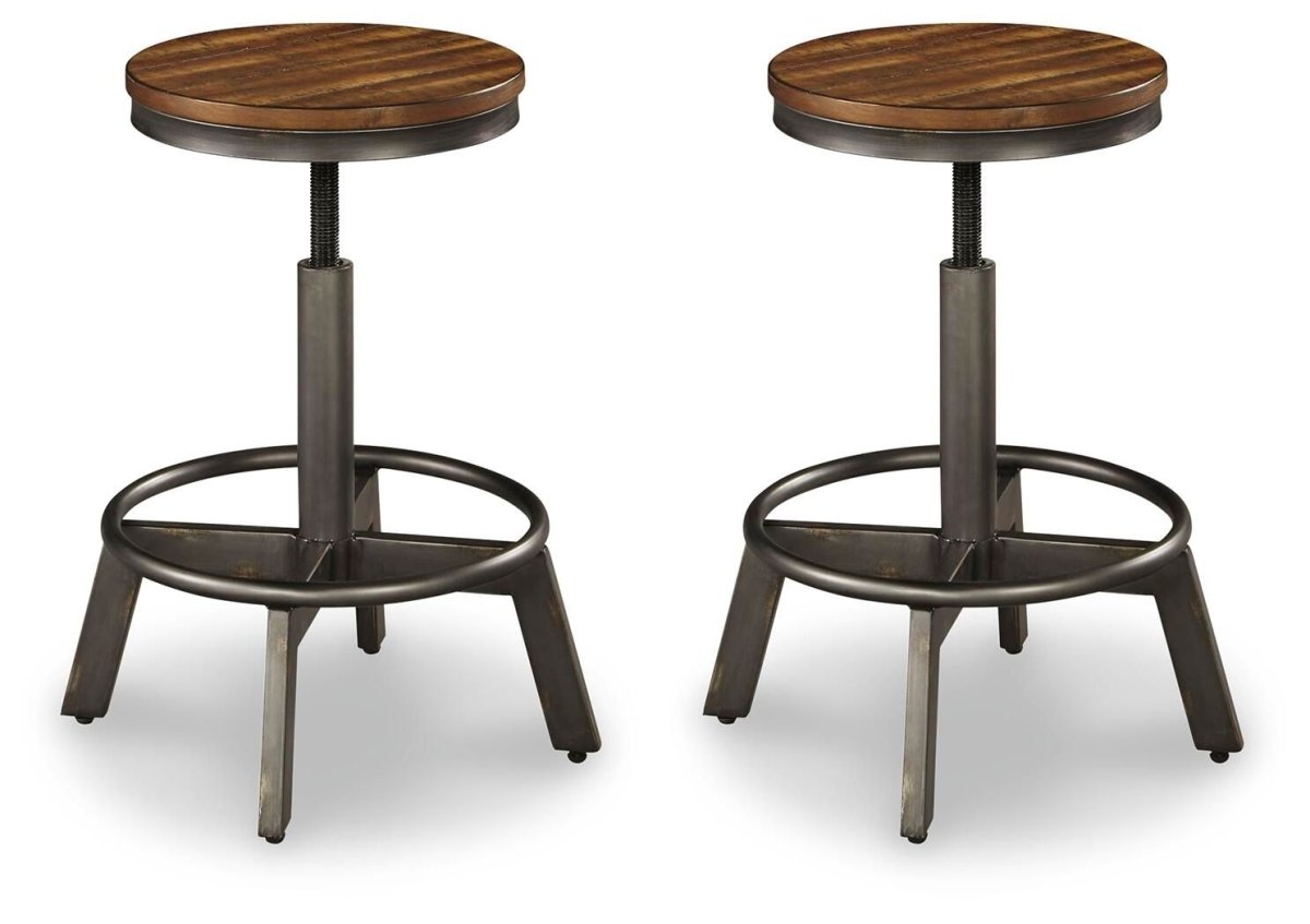 Torjin - Swivel Stool (Set of 2) Stool Sets by Signature Design by Ashley® - Walls Furniture & Mattress