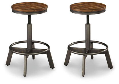 Torjin - Swivel Stool (Set of 2) Stool Sets by Signature Design by Ashley® - Walls Furniture & Mattress