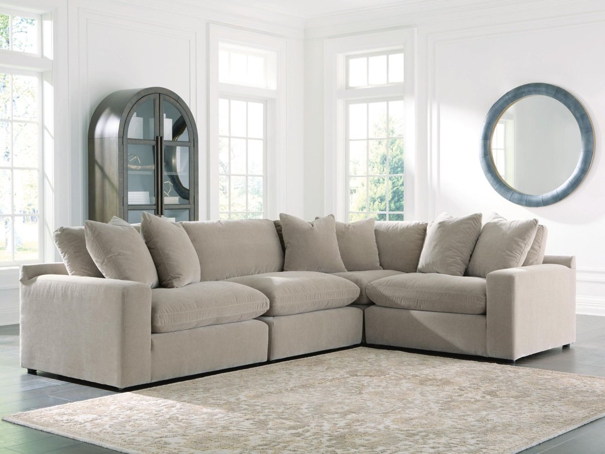 Maxton Heights - Sectional Stationary Sectionals by Benchcraft® - Walls Furniture & Mattress