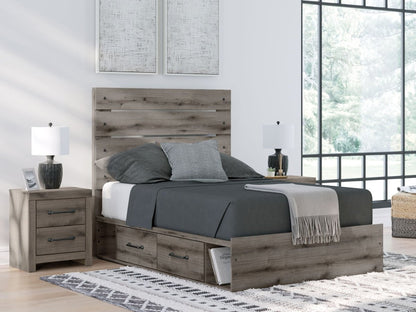Graystorm - Panel Bed With Storage Storage Beds by Signature Design by Ashley® - Walls Furniture & Mattress