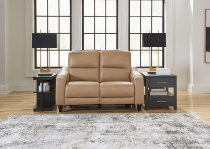 Mosswell - Power Reclining Loveseat With Adj Headrest - Toffee Reclining Loveseats by Ashley® - Walls Furniture & Mattress