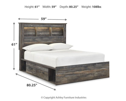 Drystan - Panel Bookcase Bed Panel Beds by Signature Design by Ashley® - Walls Furniture & Mattress