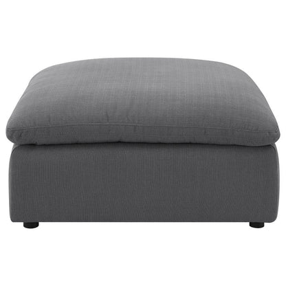 Hobson - Square Upholstered Ottoman Upholstered Ottomans by CoasterElevations - Walls Furniture & Mattress