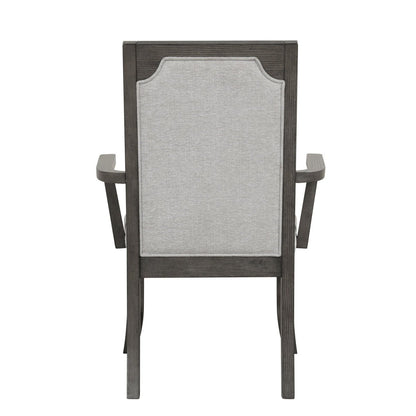 Lisbon - Dining Arm Chair (Set of 2) - Gray Chair Sets by New Classic - Walls Furniture & Mattress