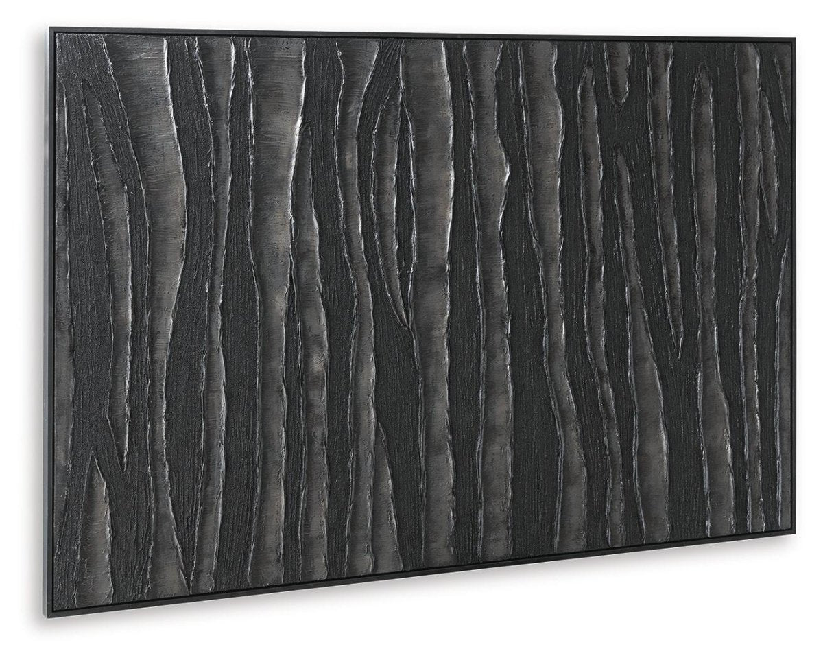 Lynnworth - Wall Art - Black / Brown Canvas Art by Signature Design by Ashley® - Walls Furniture & Mattress