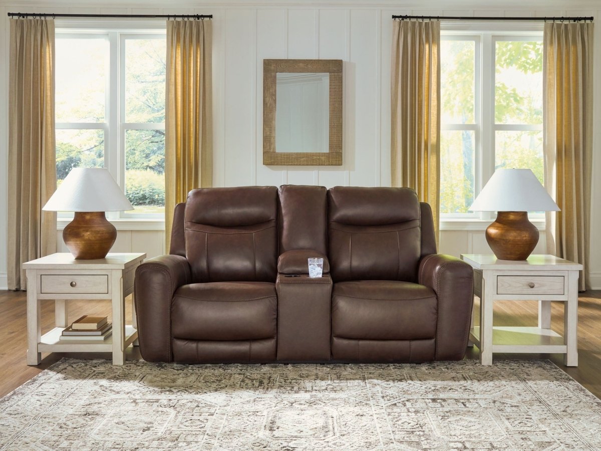 Gravier - Power Reclining Loveseat With Console / Adjustable Headrest - Cordova Reclining Loveseats by Benchcraft® - Walls Furniture & Mattress
