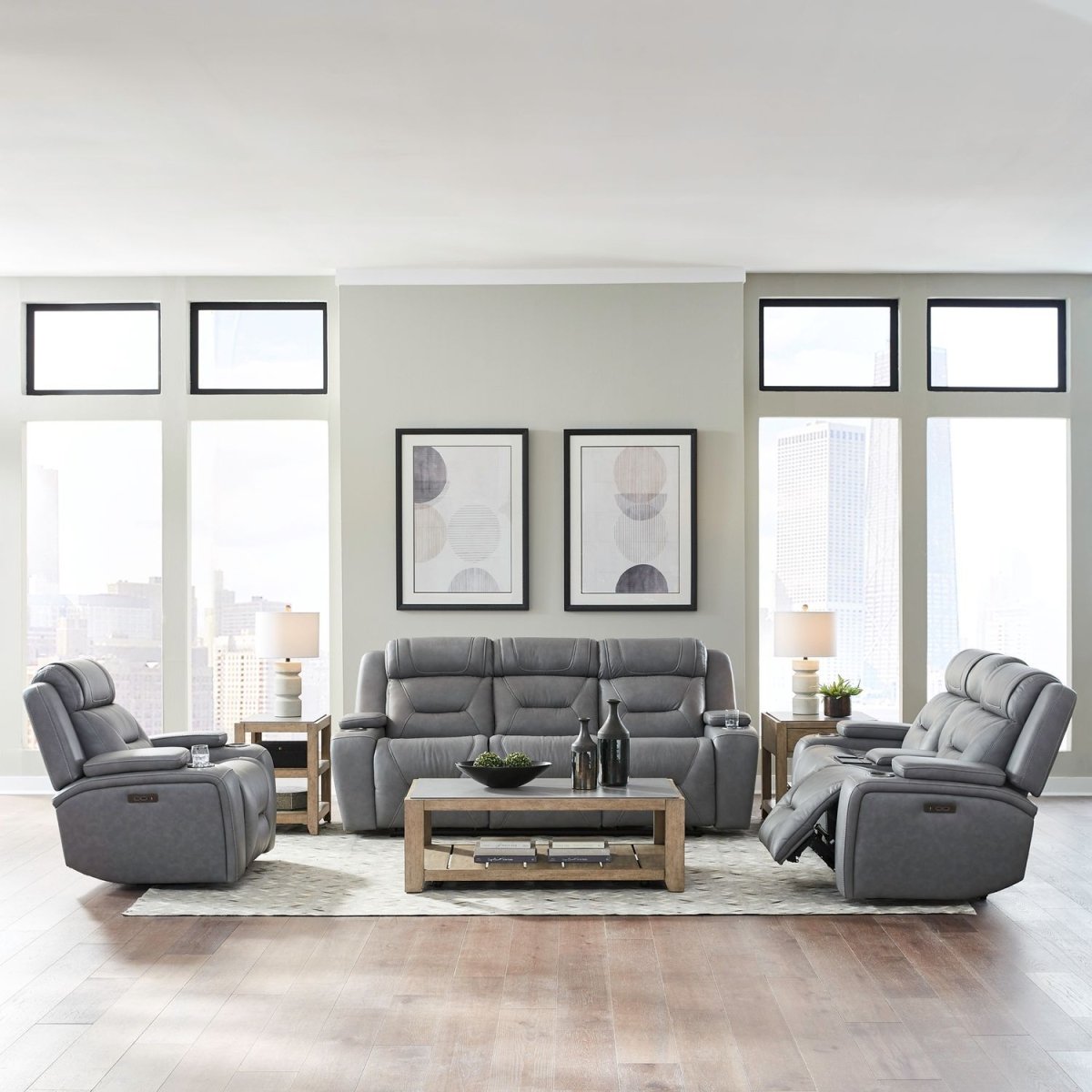 Chapman - Sofa Set Reclining Sofas & Loveseats by Liberty Furniture - Walls Furniture & Mattress