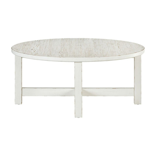 Backroads - Round Table Cocktail Tables by Liberty Furniture - Walls Furniture & Mattress