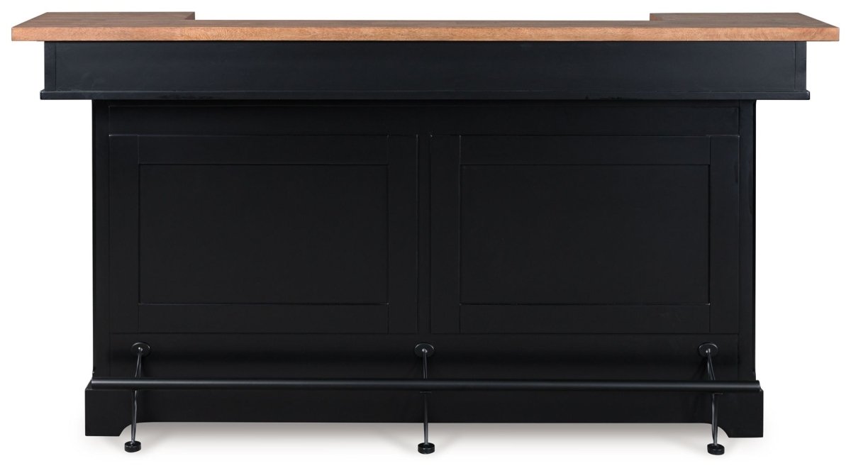 Wildenauer - Bar - Brown / Black Bar Tables by Signature Design by Ashley® - Walls Furniture & Mattress
