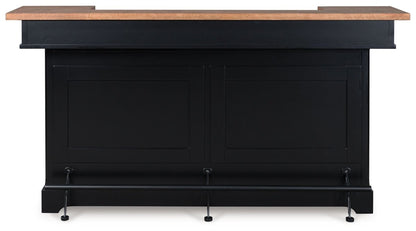 Wildenauer - Bar - Brown / Black Bar Tables by Signature Design by Ashley® - Walls Furniture & Mattress