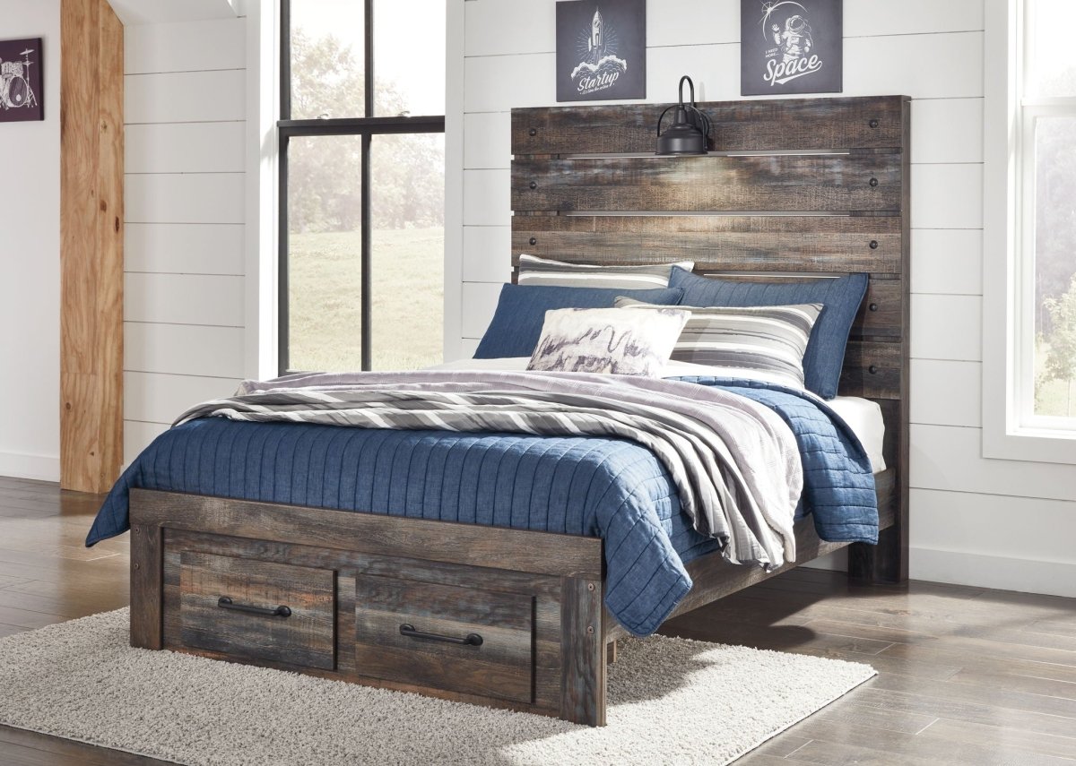 Drystan - Panel Bed Storage Beds by Signature Design by Ashley® - Walls Furniture & Mattress