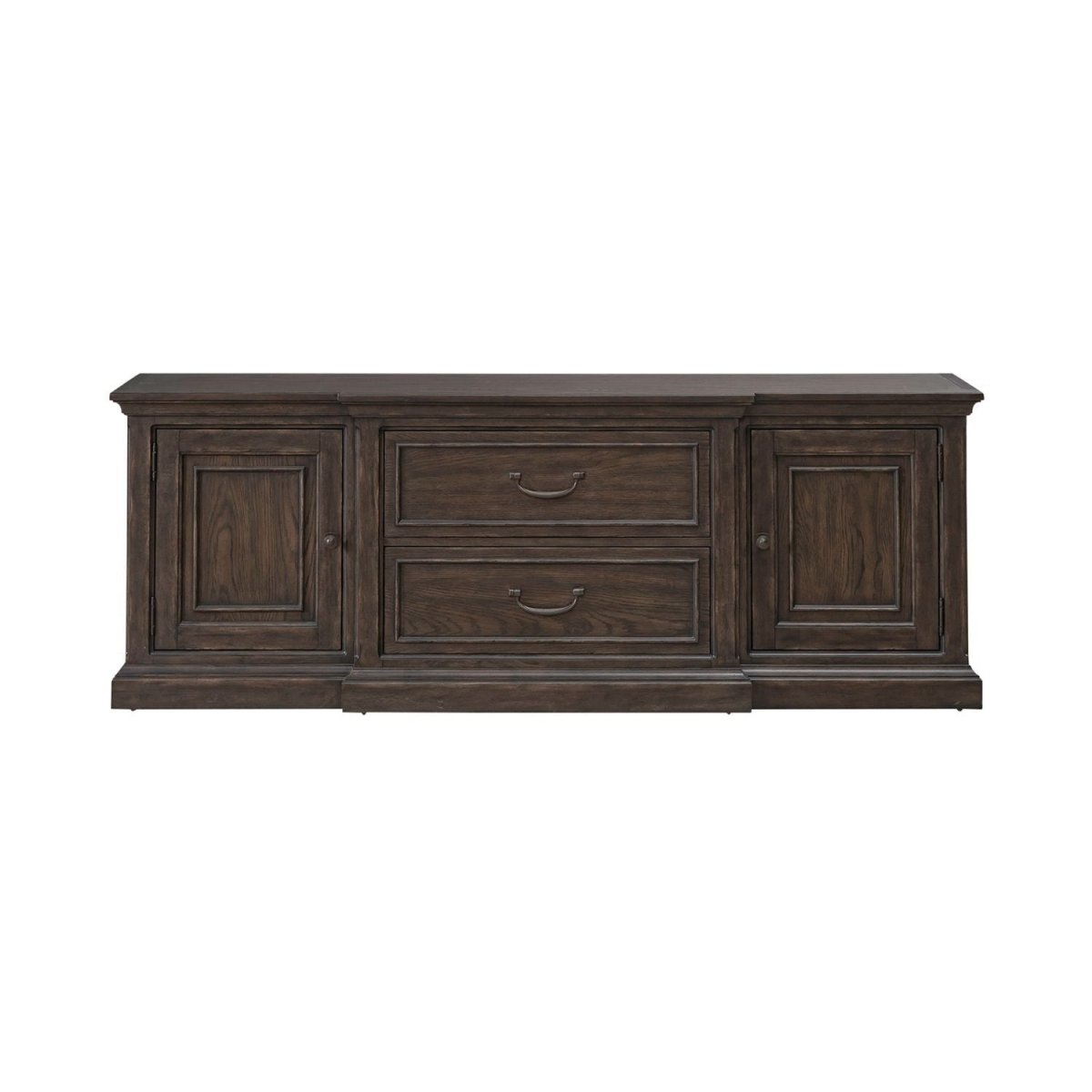 Paradise Valley - 78" Entertainment Console - Dark Brown TV Stands by Liberty Furniture - Walls Furniture & Mattress