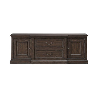Paradise Valley - 78" Entertainment Console - Dark Brown TV Stands by Liberty Furniture - Walls Furniture & Mattress