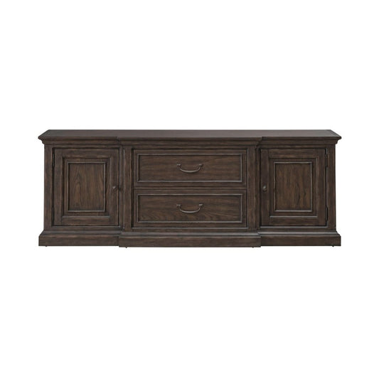 Paradise Valley - 78" Entertainment Console - Dark Brown