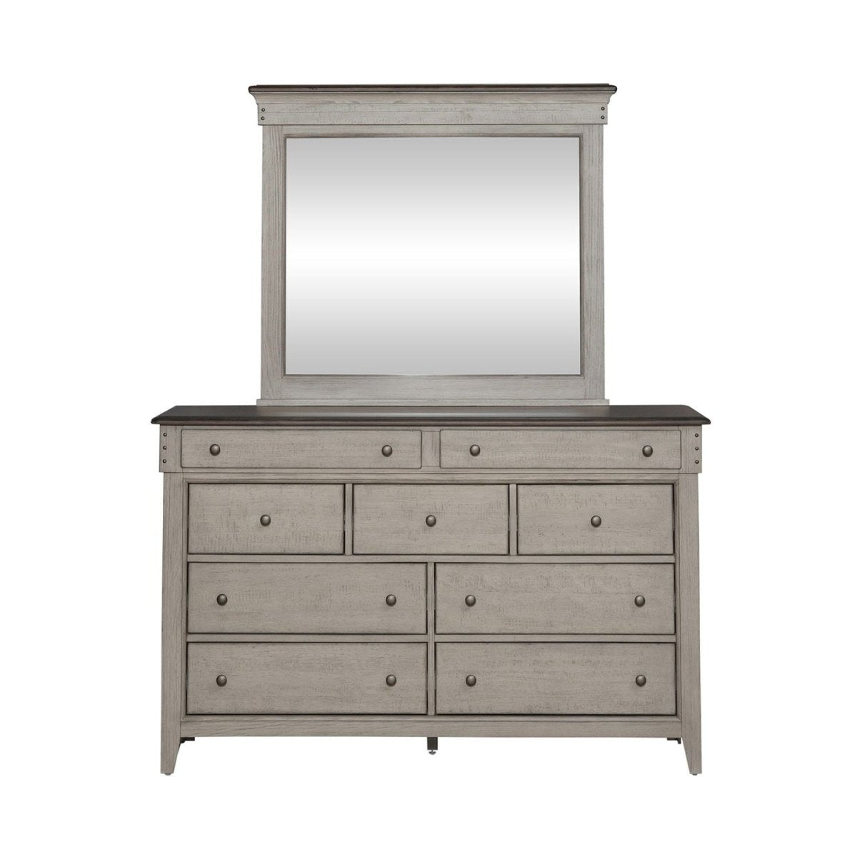 Ivy Hollow - Dresser & Mirror - White