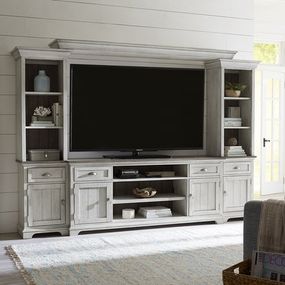 Ocean Isle - Entertainment Center With Piers Entertainment Centers by Liberty Furniture - Walls Furniture & Mattress