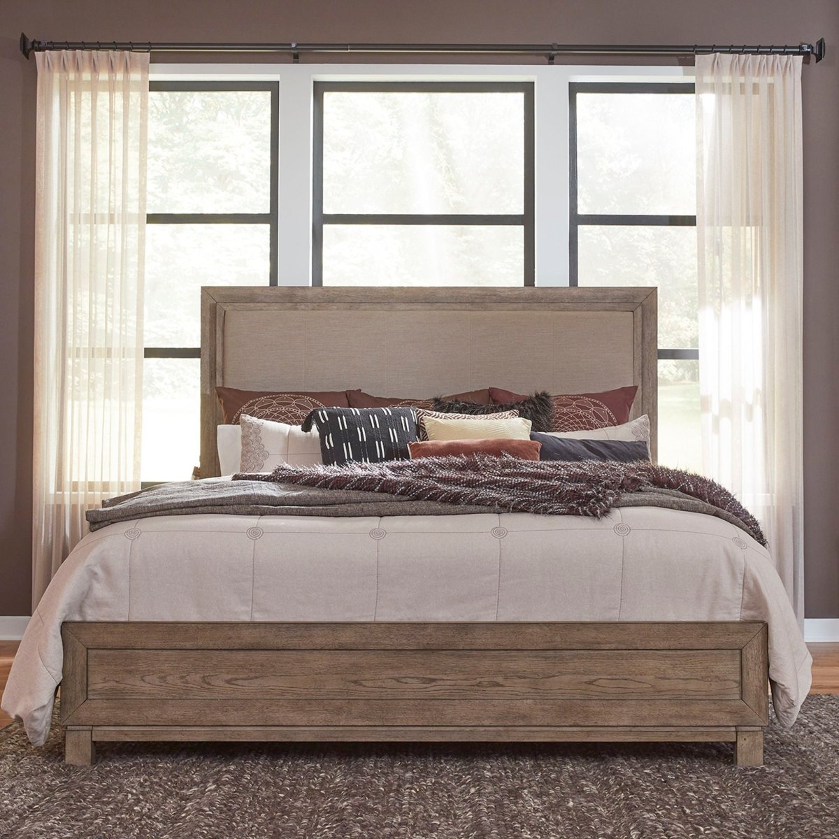 Canyon Road - Bed Upholstered Beds by Liberty Furniture - Walls Furniture & Mattress