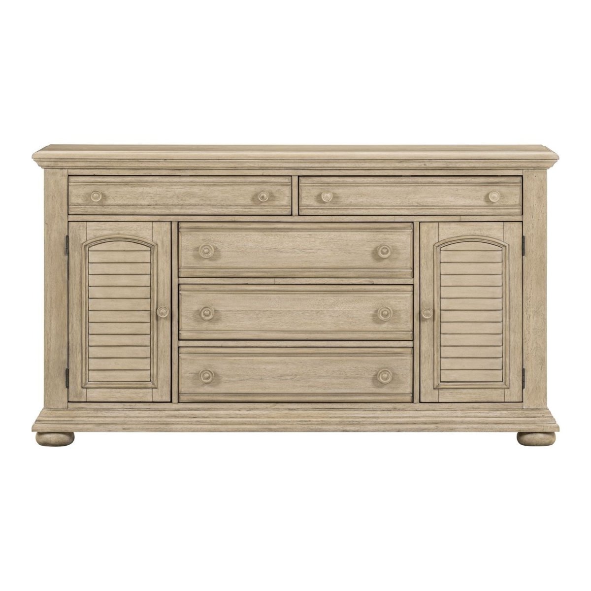 Summer House - 2 Door 5 Drawer Dresser - Sand Dune Dressers by Liberty Furniture - Walls Furniture & Mattress