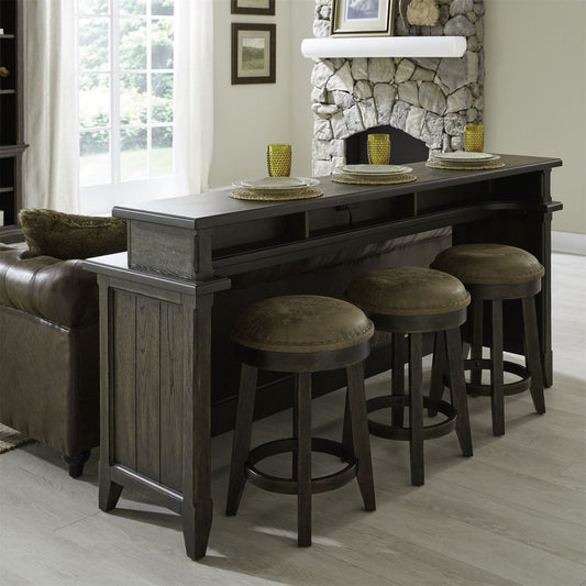 Paradise Valley - 4 Piece Living Room Set - Saddle Brown 4 Piece Living Room Sets by Liberty Furniture - Walls Furniture & Mattress