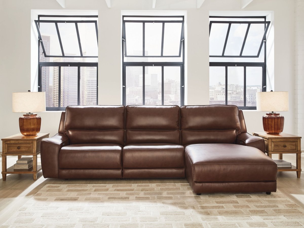 DeepWakes - Power Reclining Sectional Reclining Sectionals by Signature Design by Ashley® - Walls Furniture & Mattress