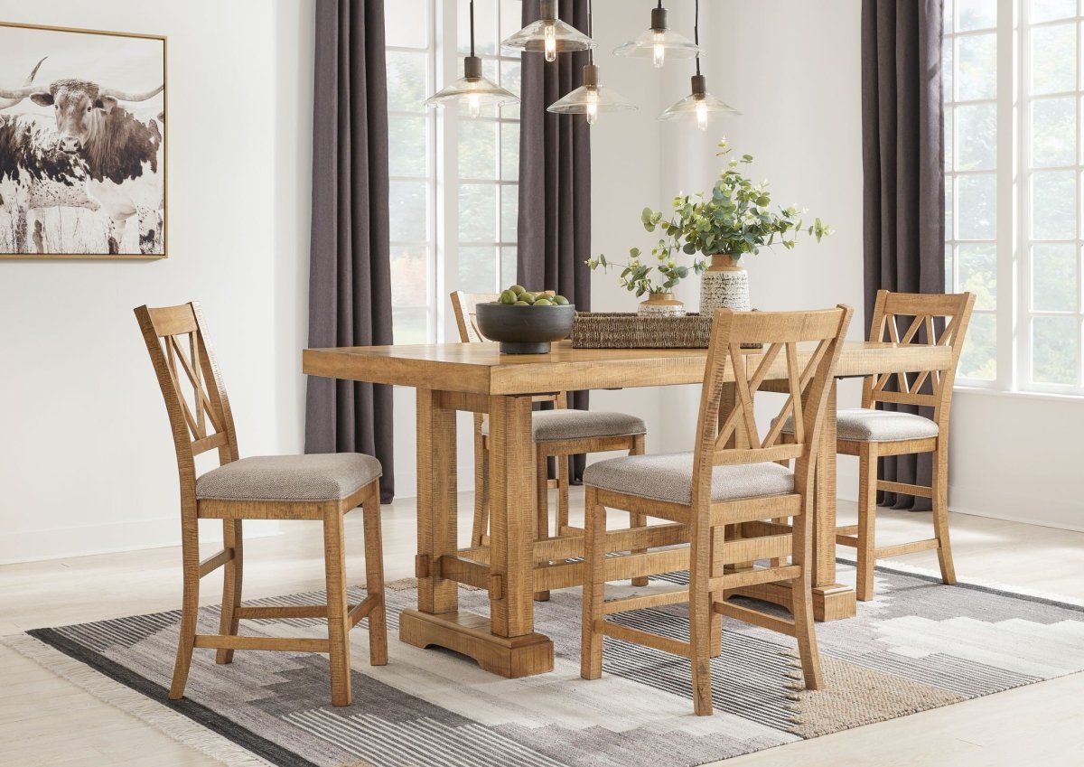 Havonplane - Counter Dining Set 5 Piece Dining Room Sets by Signature Design by Ashley® - Walls Furniture & Mattress