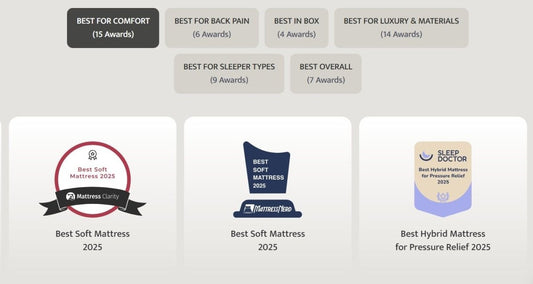Puffy Lux Cal King Hybrid Mattress Hybrid Mattresses by Puffy - Walls Furniture & Mattress