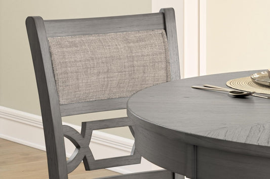 Wrenning - Drm Counter Table Set (Set of 5) - Gray 5 Piece Dining Room Sets by Signature Design by Ashley® - Walls Furniture & Mattress