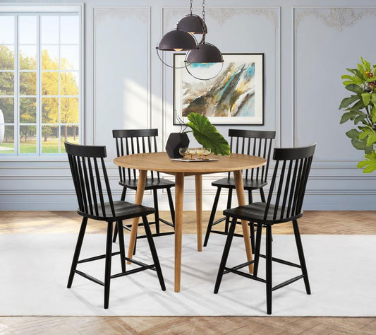 Andrews - Round Counter Dining Set 5 Piece Dining Room Sets by Coaster Fine Furniture - Walls Furniture & Mattress