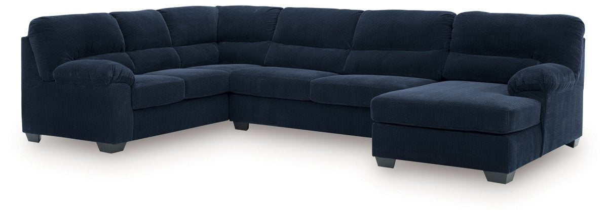 SimpleJoy - Sectional Stationary Sectionals by Signature Design by Ashley® - Walls Furniture & Mattress