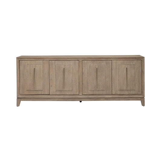 Brentwood - 78" TV Console - Sandstone TV Stands by Liberty Furniture - Walls Furniture & Mattress
