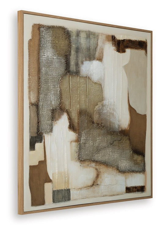 Wylander - Tan / Brown / Gray - Wall Art Canvas Art by Signature Design by Ashley® - Walls Furniture & Mattress