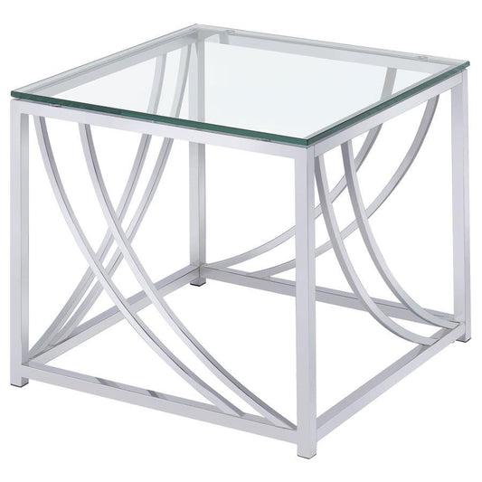 Lille - Glass Top Entryway Sofa Console Table Accents End Tables by CoasterEssence - Walls Furniture & Mattress
