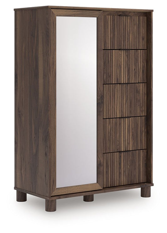 Pamytta - Brown - Dressing Chest Accent Chests by Signature Design by Ashley® - Walls Furniture & Mattress