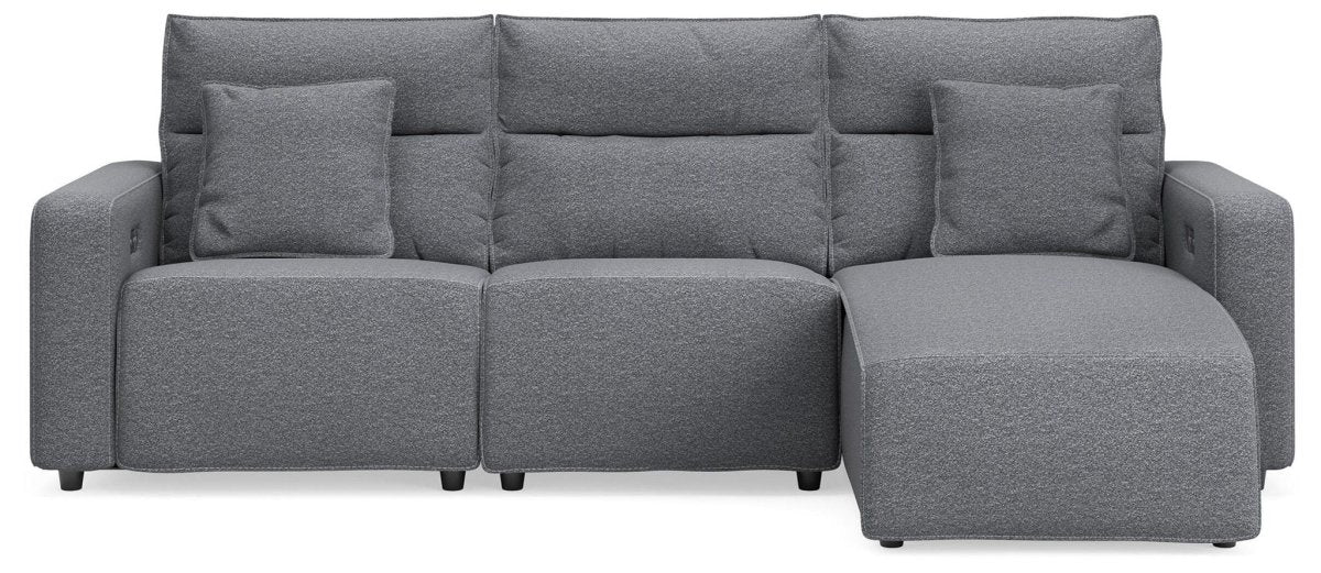 Modmax II - Reclining Sectional - Salt And Pepper Reclining Sectionals by Signature Design by Ashley® - Walls Furniture & Mattress