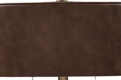 Arcmond - Metal Table Lamp - Brown / Gold Finish Table Lamps by Signature Design by Ashley® - Walls Furniture & Mattress