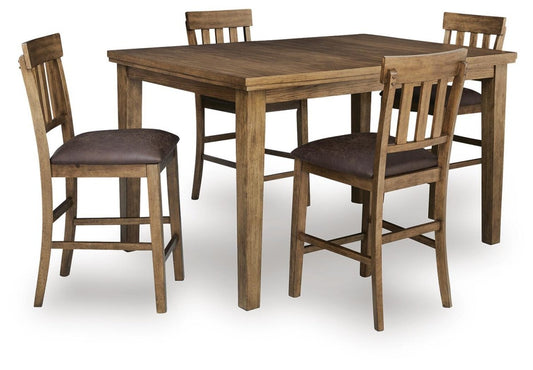 Urbinforte - Counter Height Extension Dining Table Set 5 Piece Dining Room Sets by Signature Design by Ashley® - Walls Furniture & Mattress