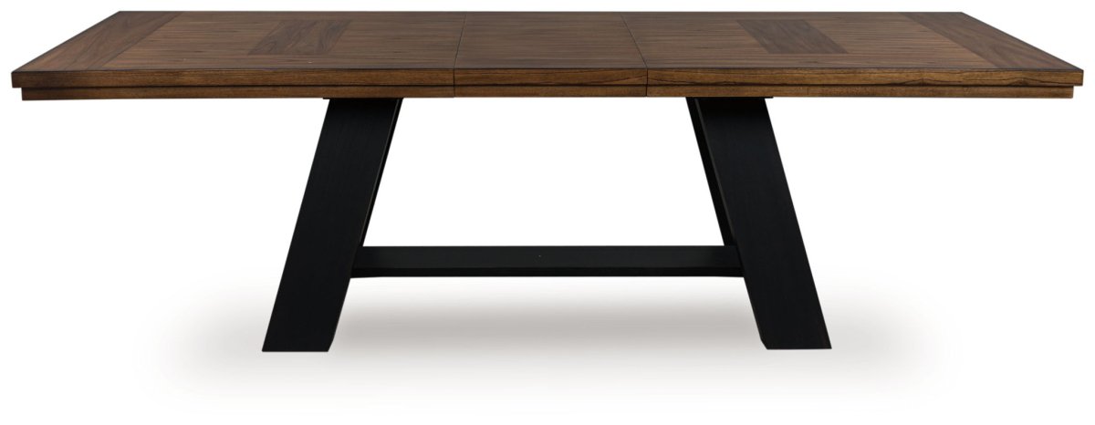 Greddinton - Brown / Black - Dining Extension Table Dining Tables with Extensions by Signature Design by Ashley® - Walls Furniture & Mattress