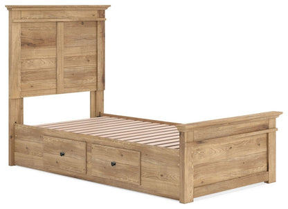 Makidern - Panel Storage Bed With 2 Under Bed Storage Units Storage Beds by Signature Design by Ashley® - Walls Furniture & Mattress