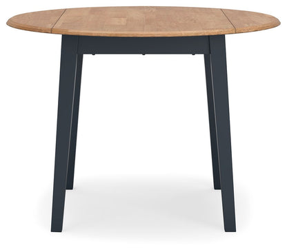 Gesthaven - Round Dining Room Drop Leaf Table Set 5 Piece Dining Room Sets by Signature Design by Ashley® - Walls Furniture & Mattress