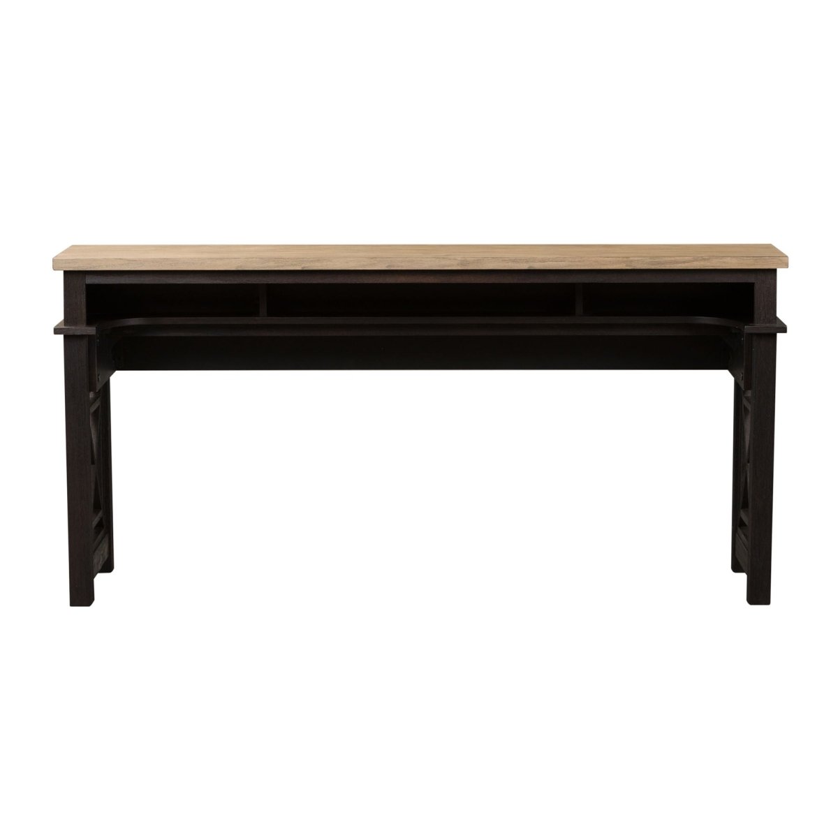 Heatherbrook - 4 Piece Console Set (1 Console 3 Stools) - Black 4 Piece Dining Room Sets by Liberty Furniture - Walls Furniture & Mattress