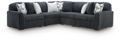 Midnight - Madness - Sectional Stationary Sectionals by Signature Design by Ashley® - Walls Furniture & Mattress
