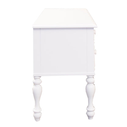 Summer House - Wood Vanity Desk - White Vanity Desks by Liberty Furniture - Walls Furniture & Mattress