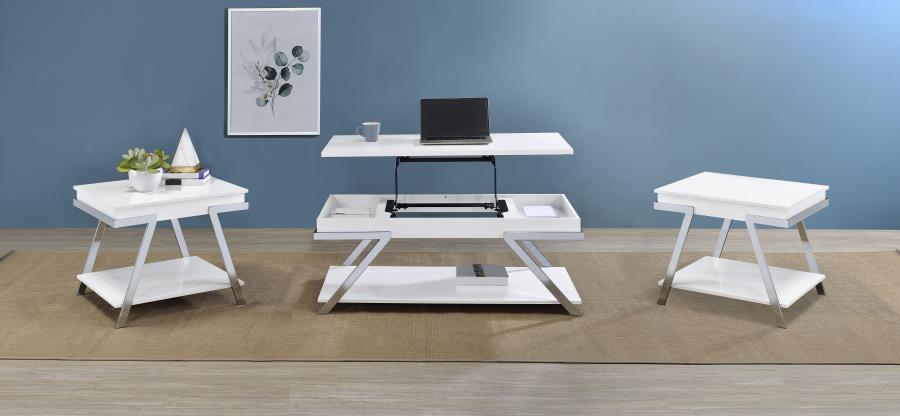 Marcia - Coffee And End Table Set Table Sets by Coaster Fine Furniture - Walls Furniture & Mattress