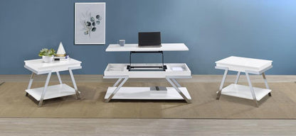 Marcia - Coffee And End Table Set Table Sets by Coaster Fine Furniture - Walls Furniture & Mattress