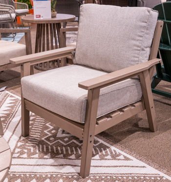 Grover Beach - Driftwood - Lounge Chair With Cushion (Set of 2) Chair Sets by Signature Design by Ashley® - Walls Furniture & Mattress