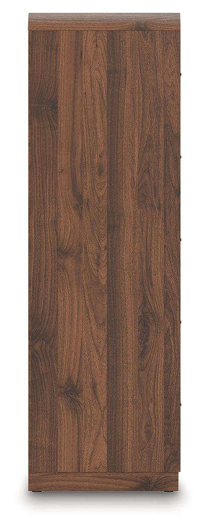 Fortlorn - Walnut Brown - Five Drawer Chest Accent Chests by Signature Design by Ashley® - Walls Furniture & Mattress