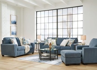 Cashton - Living Room Set Stationary Chair & Ottoman by Signature Design by Ashley® - Walls Furniture & Mattress