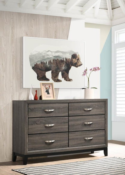 Watson - 6 - Drawer Dresser Dressers by CoasterEveryday - Walls Furniture & Mattress