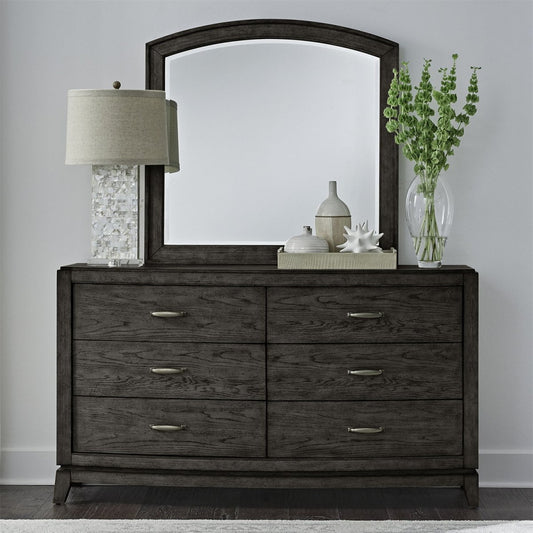Avalon - 6 Drawer Dresser Dresser & Mirror by Liberty Furniture - Walls Furniture & Mattress